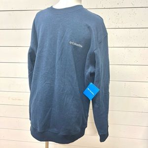 NWT Columbia sweatshirt men’s blue large hart mountain crew